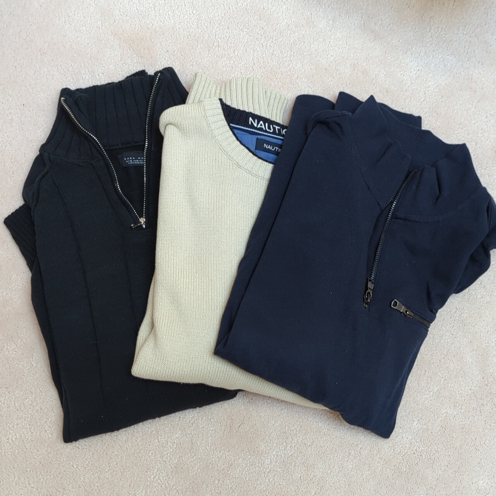 Men's sweater bundle-cream Sweater N/A